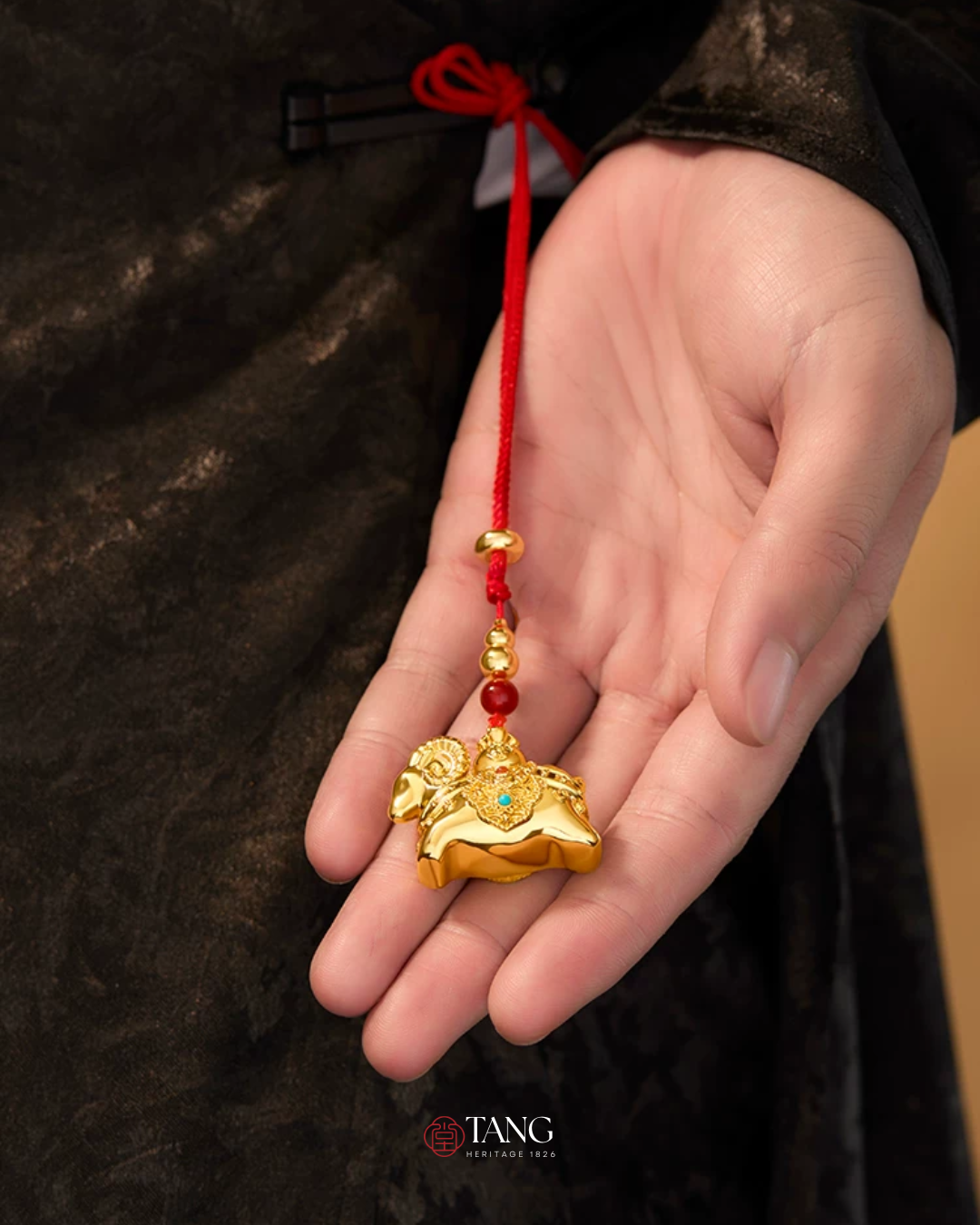 Fire Goat 2027 Fortune Bag Goat Charm