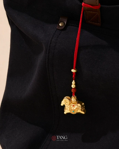 Fire Goat 2027 Fortune Bag Goat Charm