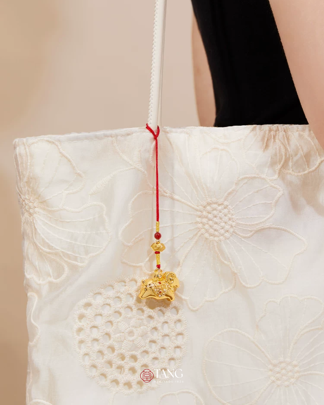 Fire Goat 2027 Fortune Bag Goat Charm