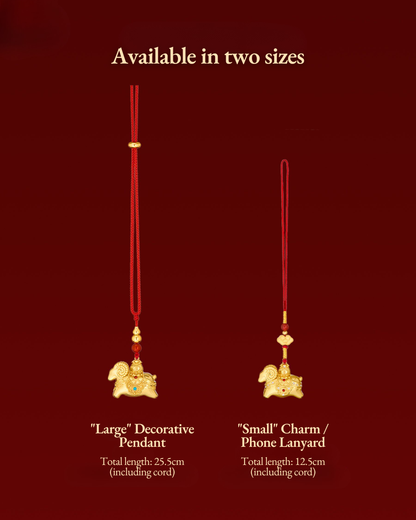 Fire Goat 2027 Fortune Bag Goat Charm