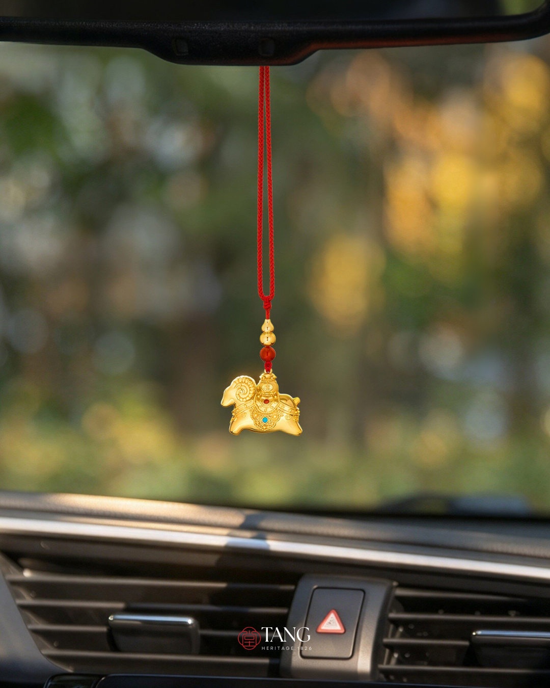 Fire Goat 2027 Fortune Bag Goat Charm