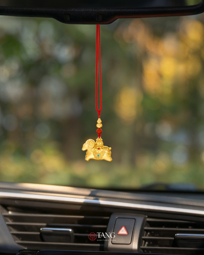 Fire Goat 2027 Fortune Bag Goat Charm