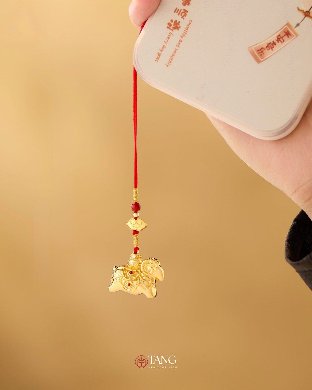 Fire Goat 2027 Fortune Bag Goat Charm
