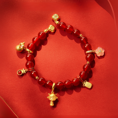 Fortune-Filled Fire Goat 2027 DIY Charm Bracelet