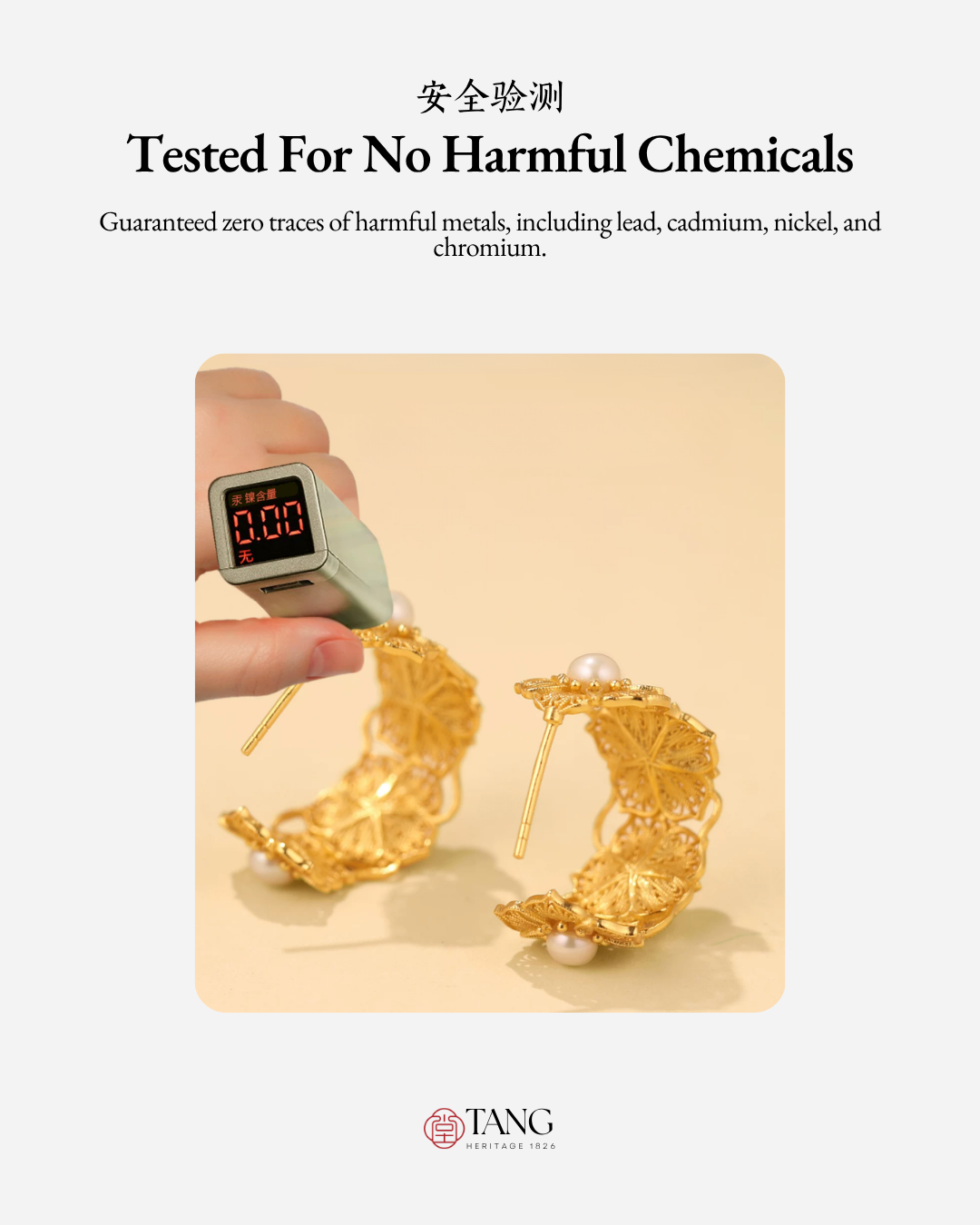 Gold Vermeil Blooming Flower Pearl Hoop Earrings