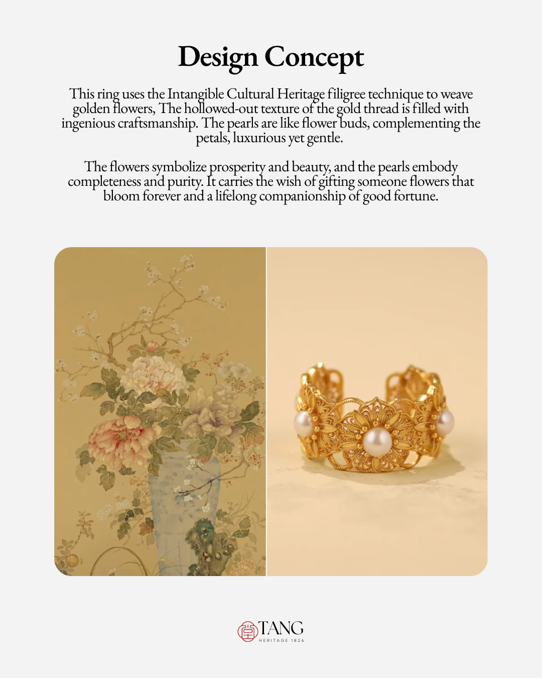 Gold Vermeil Blooming Stamen Ring