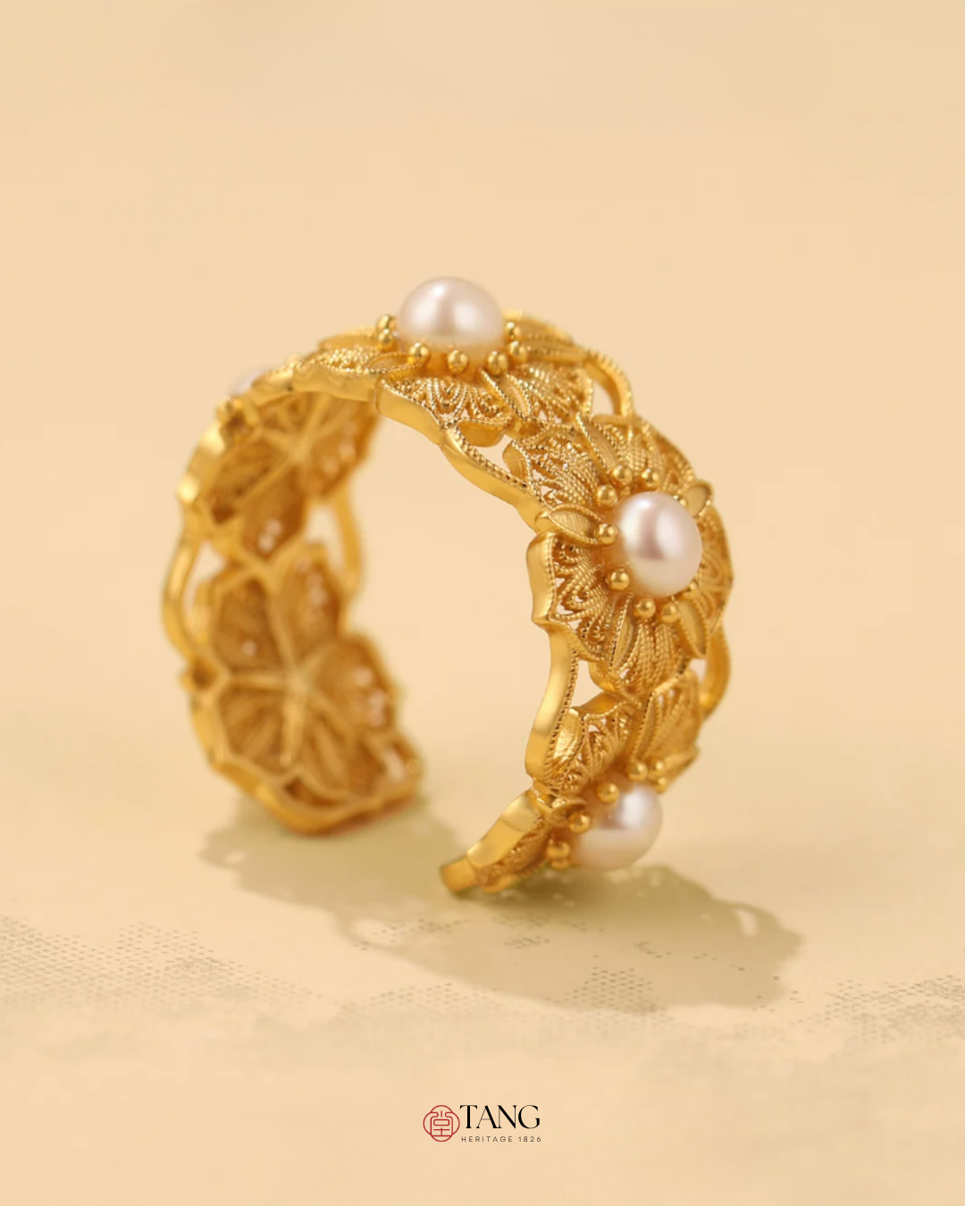 Gold Vermeil Blooming Stamen Ring