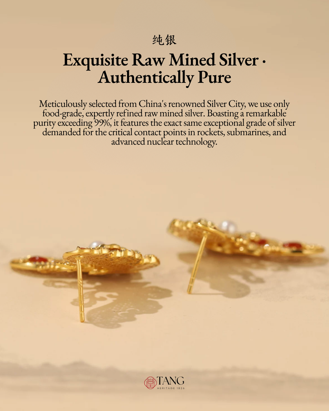 Gold Vermeil Butterfly Dance Pearl Earrings