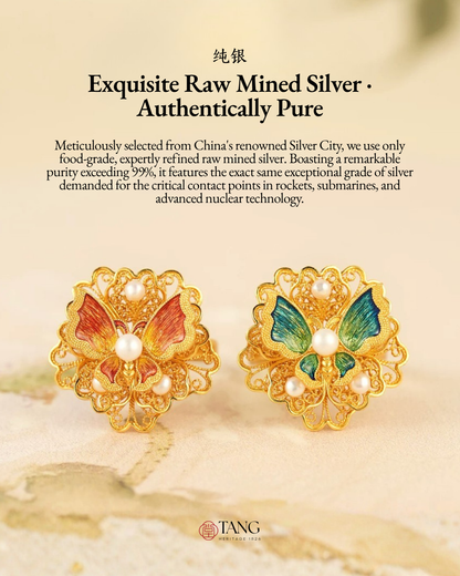 Gold Vermeil Dielianha Butterfly Ring