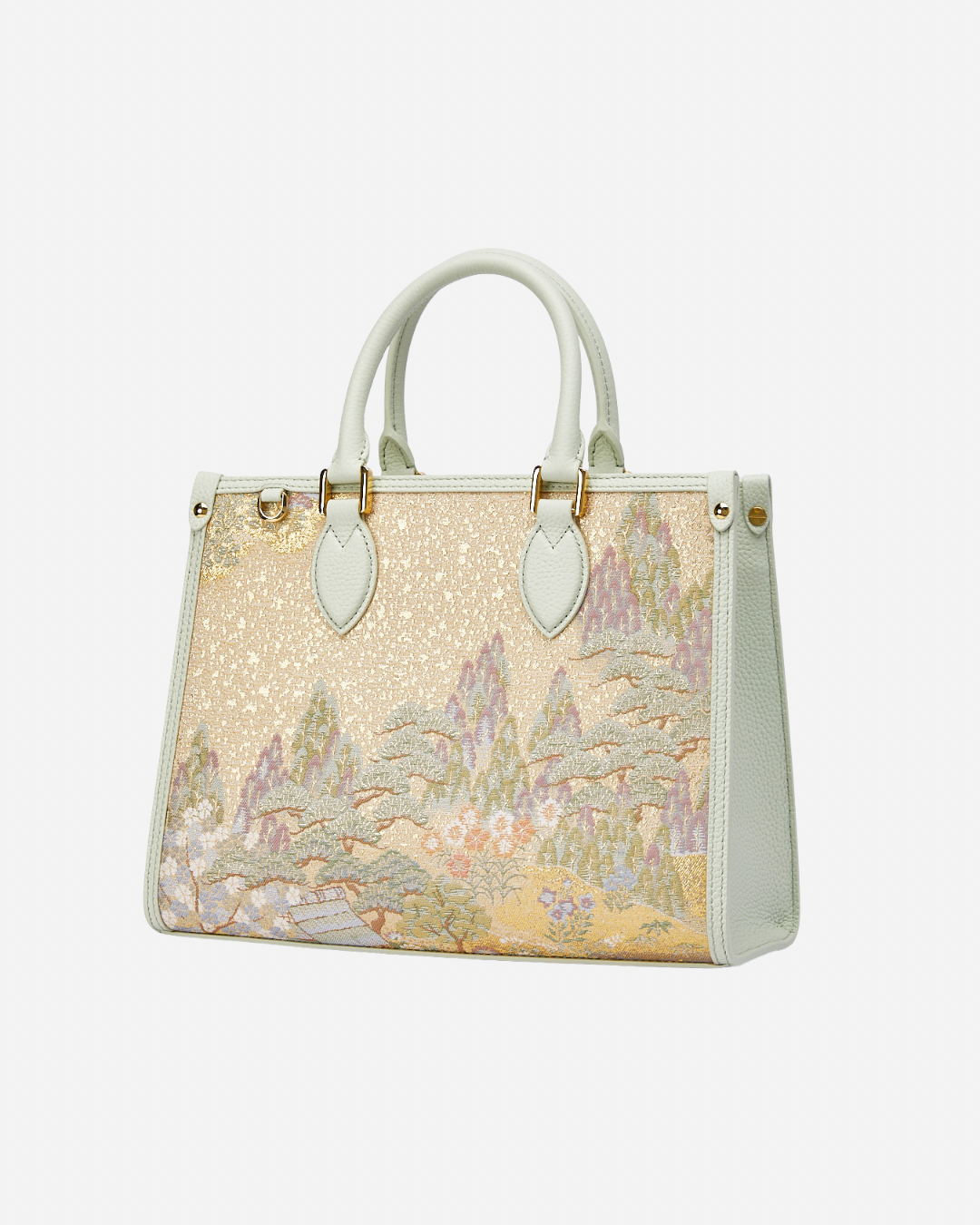 Tang Gold 28 Landscape Nishijin Brocade Tote (Special Invitation Only)