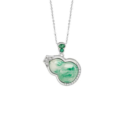 Mountain Mist African Jade Fortune Gourd Jewellery Set