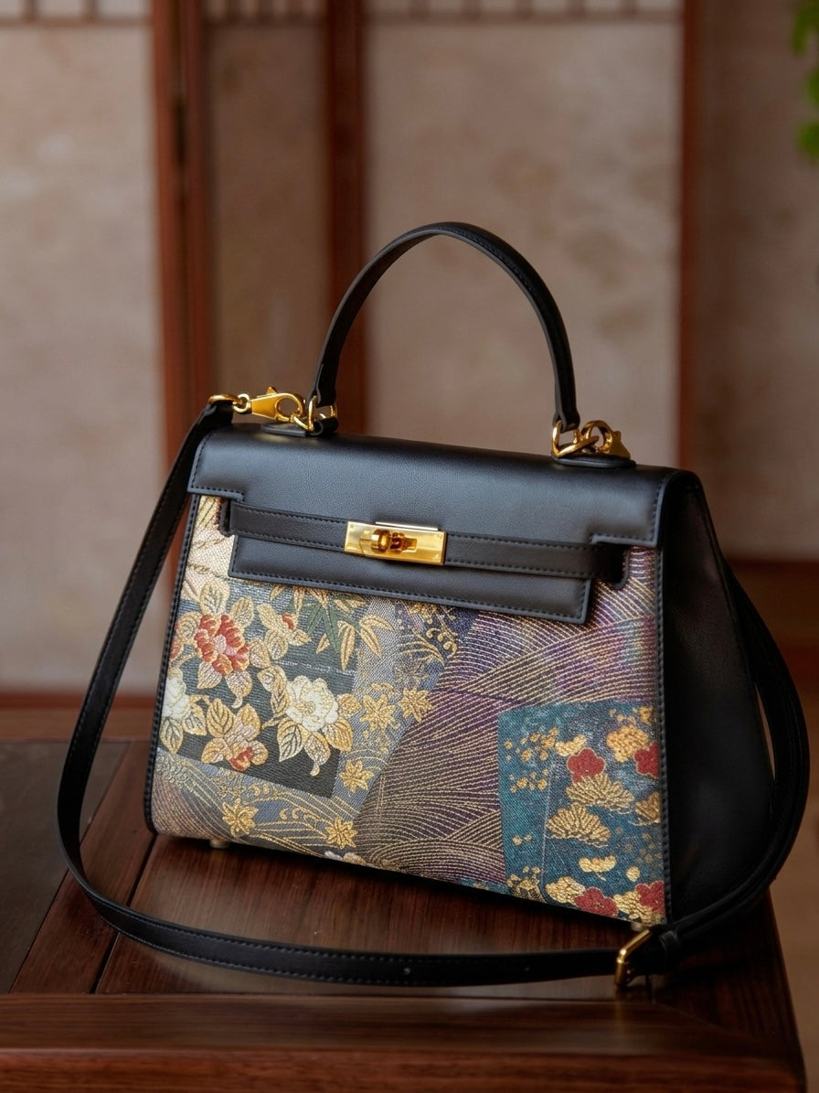 Tang VIP 29 Black Nishijin-ori Brocade Tote (Special Invitation Only)