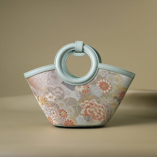 Tang Gold 20 Nishijin Brocade Basket Bag