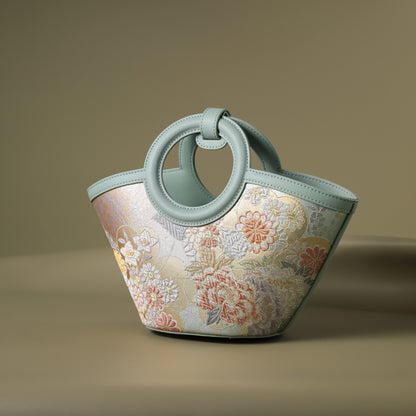 Tang Gold 20 Nishijin Brocade Basket Bag
