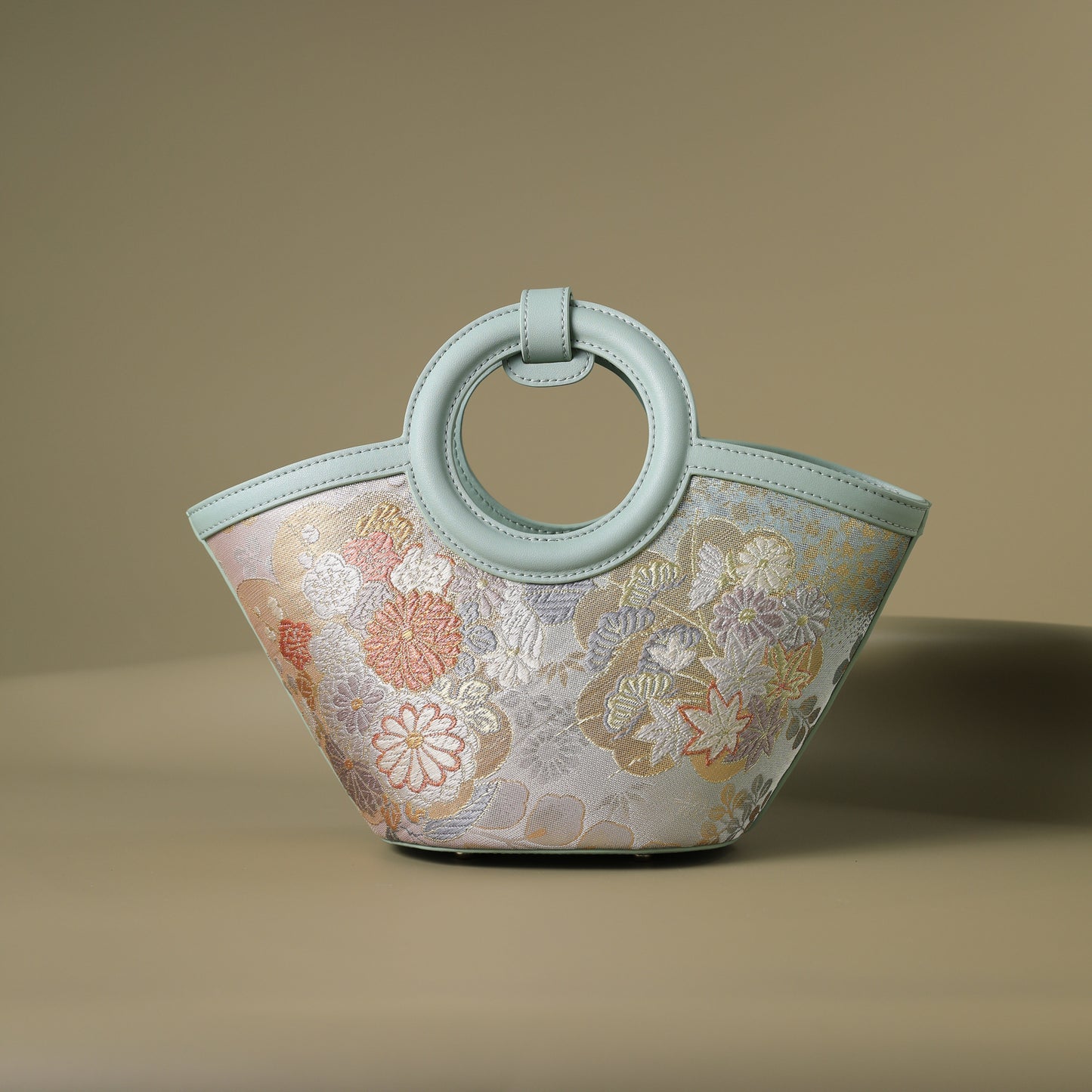 Tang Gold 20 Nishijin Brocade Basket Bag