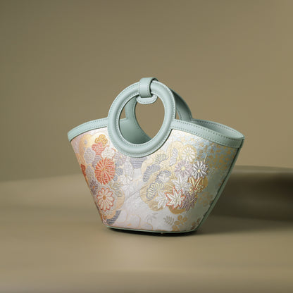 Tang Gold 20 Nishijin Brocade Basket Bag