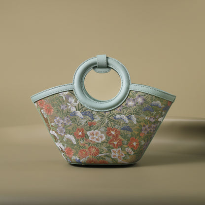 Tang Gold 20 Nishijin Brocade Basket Bag
