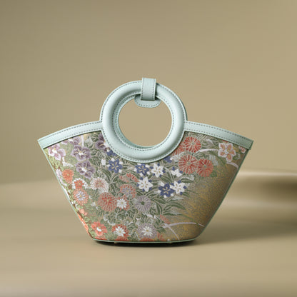 Tang Gold 20 Nishijin Brocade Basket Bag