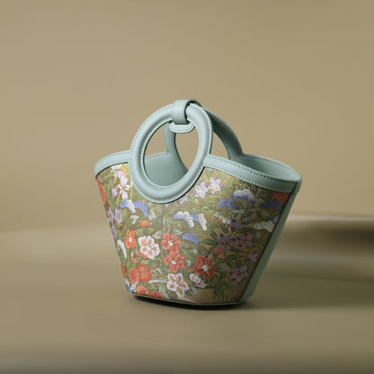 Tang Gold 20 Nishijin Brocade Basket Bag