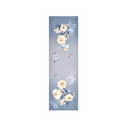Twilight Camellia Mulberry Silk Scarf  (170x53cm)