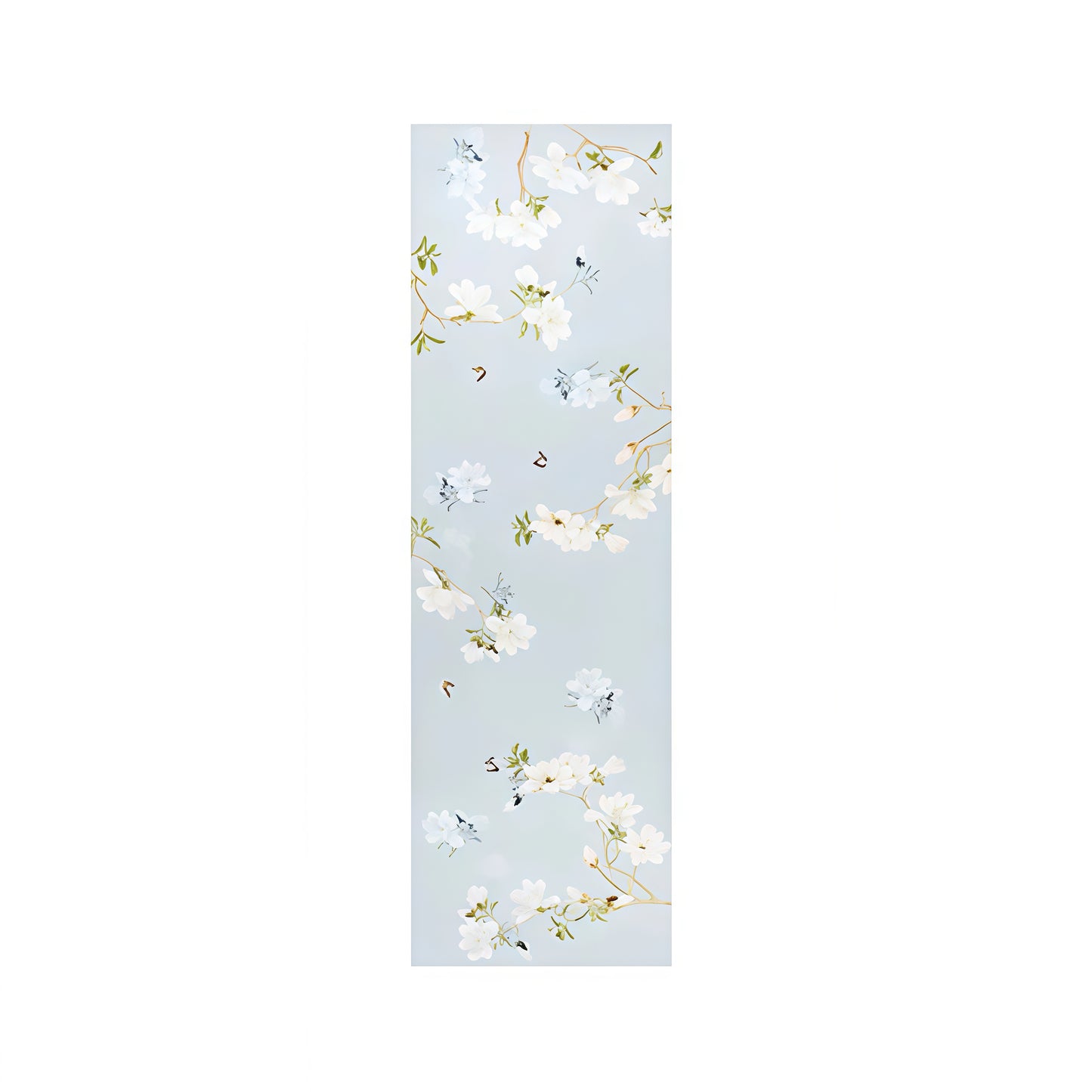 Frosted Spring Petals Mulberry Silk Scarf (170x53cm)