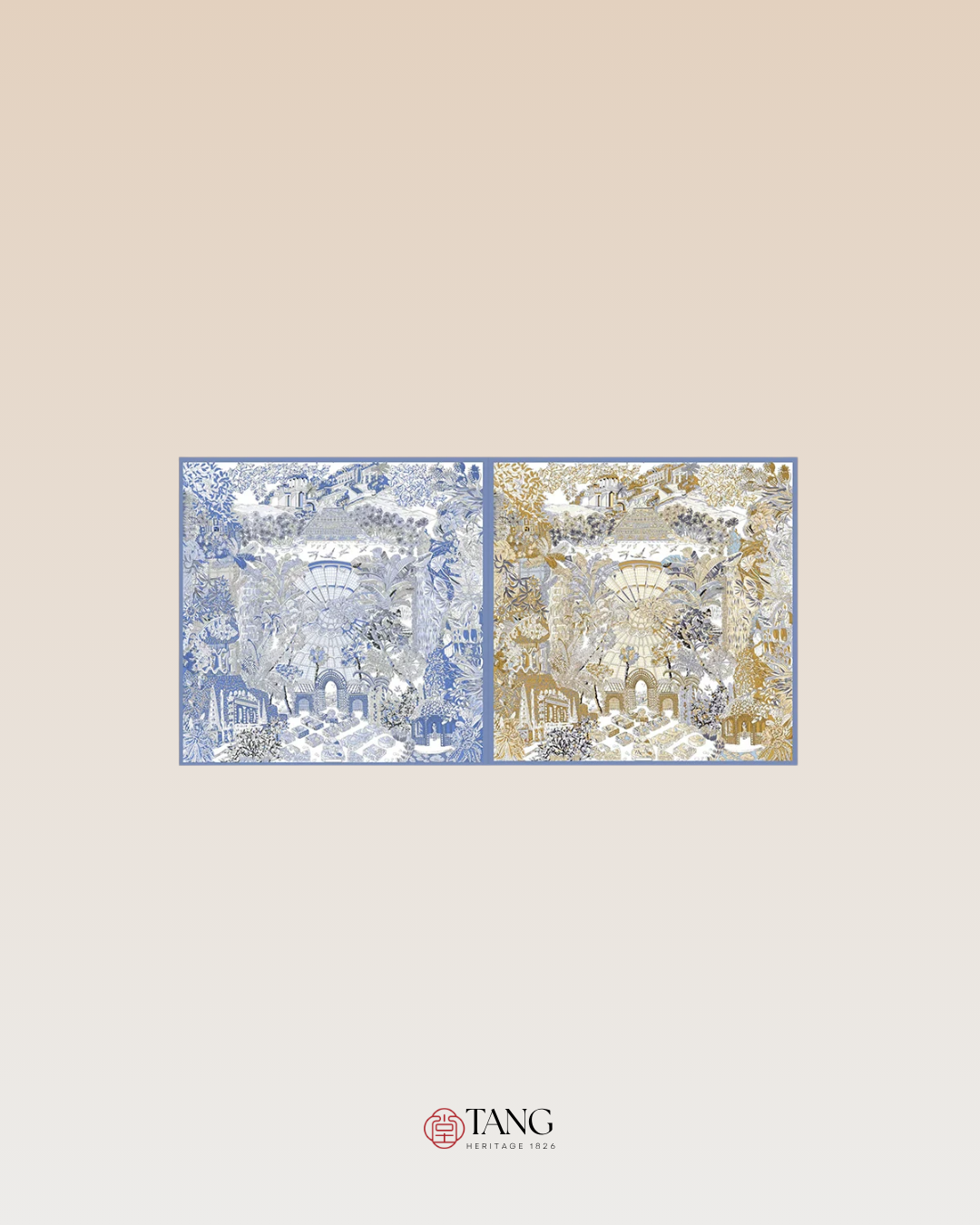 Island Grove Reversible Silk-Wool Jacquard Square Scarf