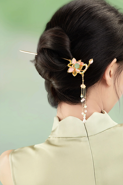 Lotus Flower Goddess Hairpin