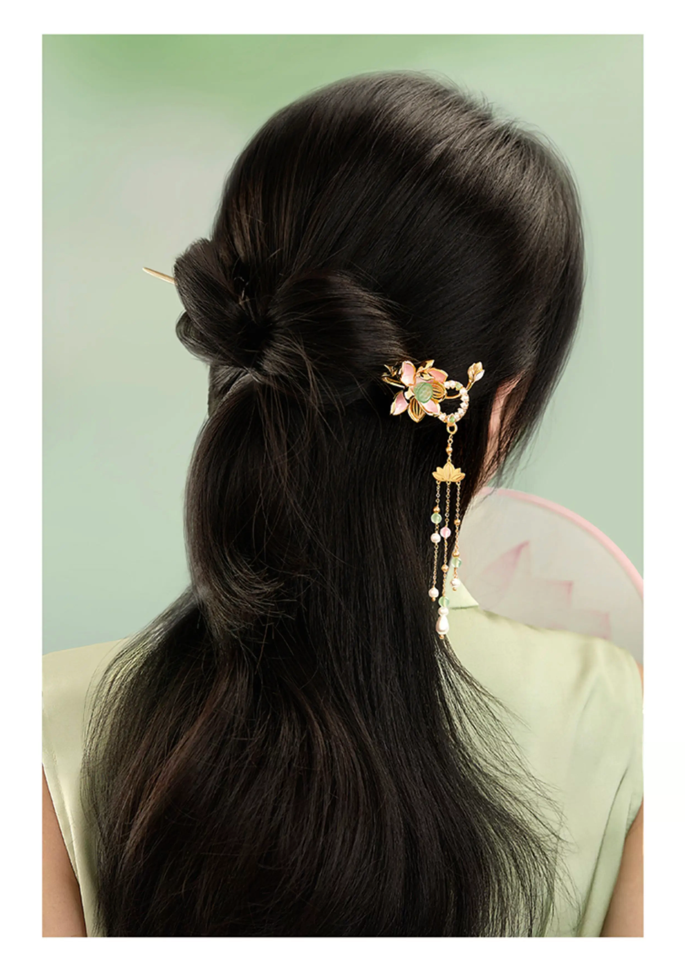 Lotus Flower Goddess Hairpin