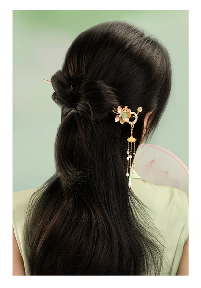Lotus Flower Goddess Hairpin