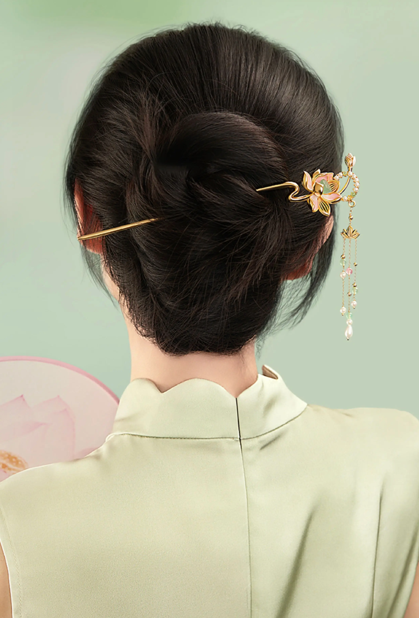 Lotus Flower Goddess Hairpin