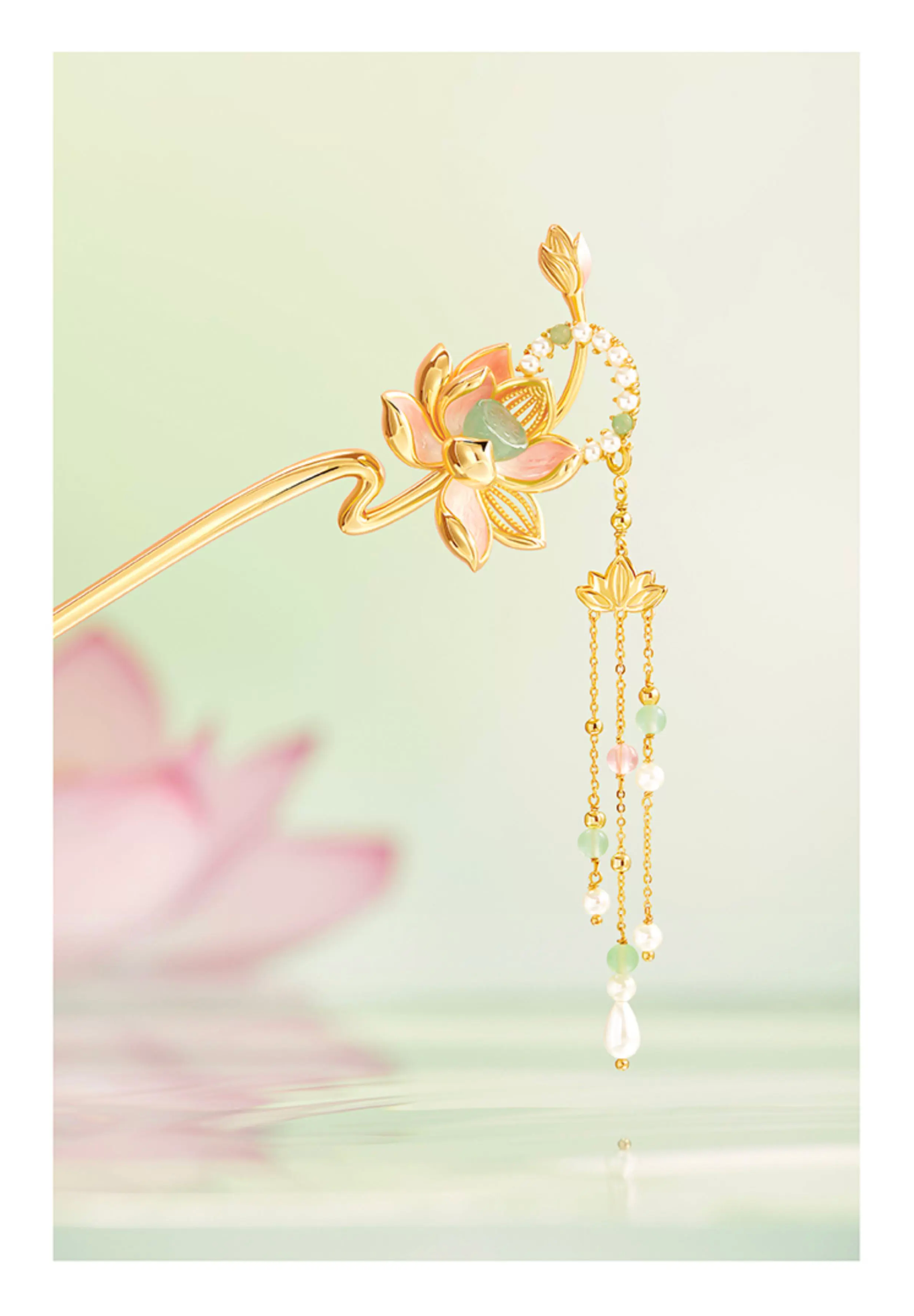 Lotus Flower Goddess Hairpin