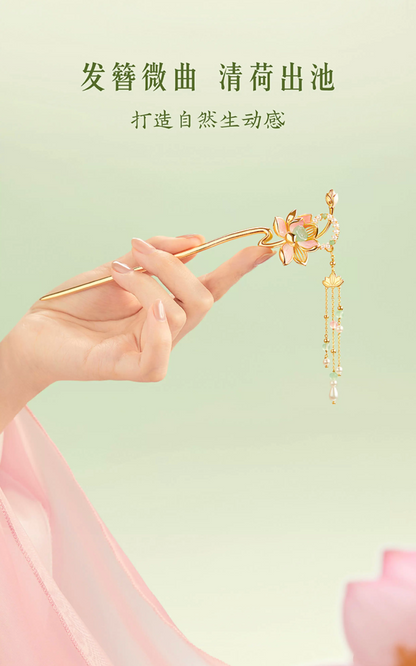 Lotus Flower Goddess Hairpin