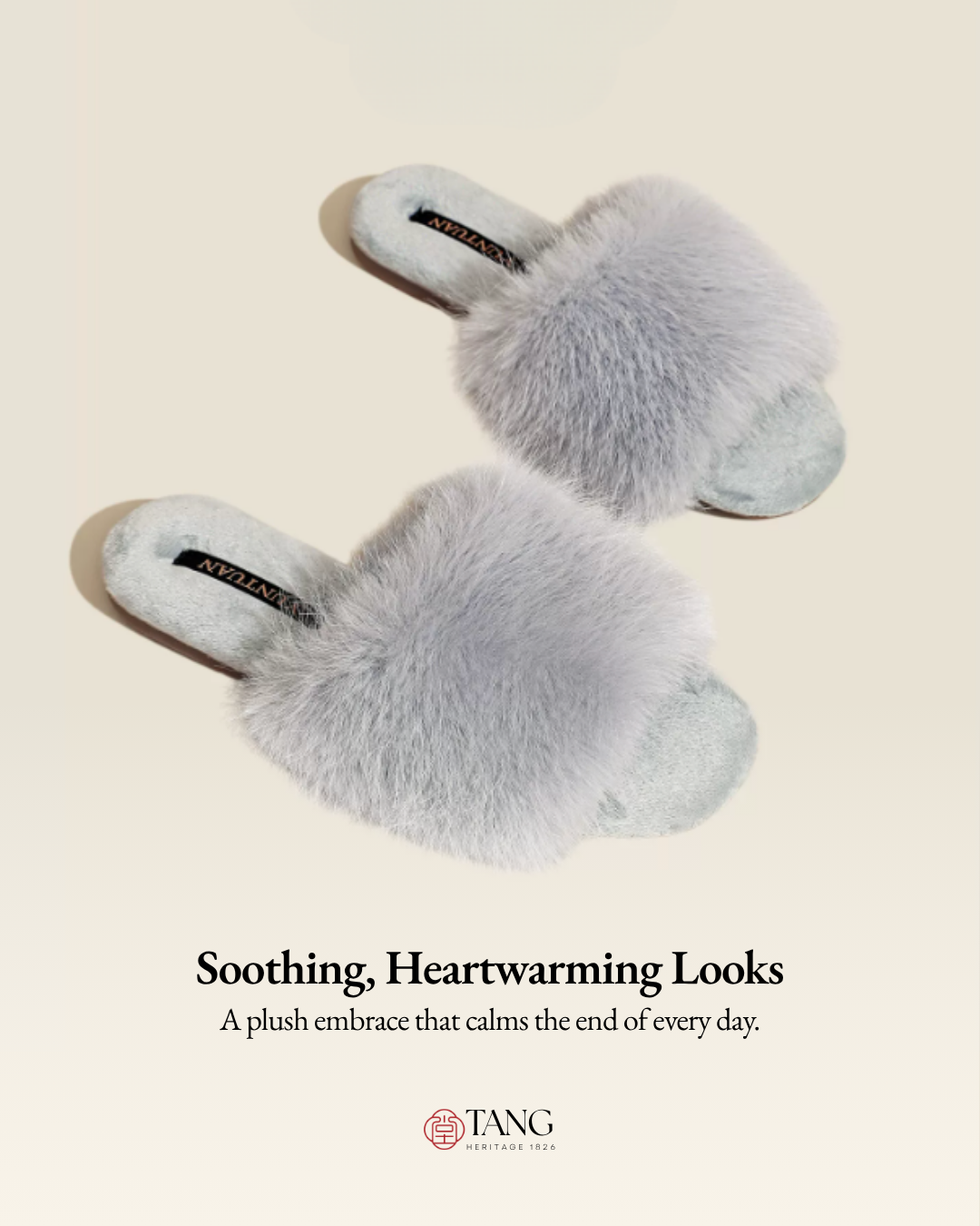 Moon Rabbit Faux Fur Women Indoor Slipper