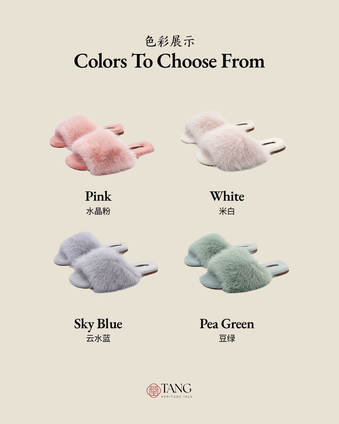 Moon Rabbit Faux Fur Women Indoor Slipper