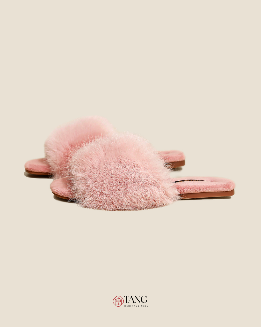 Moon Rabbit Faux Fur Women Indoor Slipper