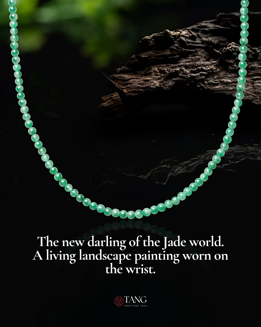 Mountain Mist African Jade Dual-Loop Beaded Bracelet