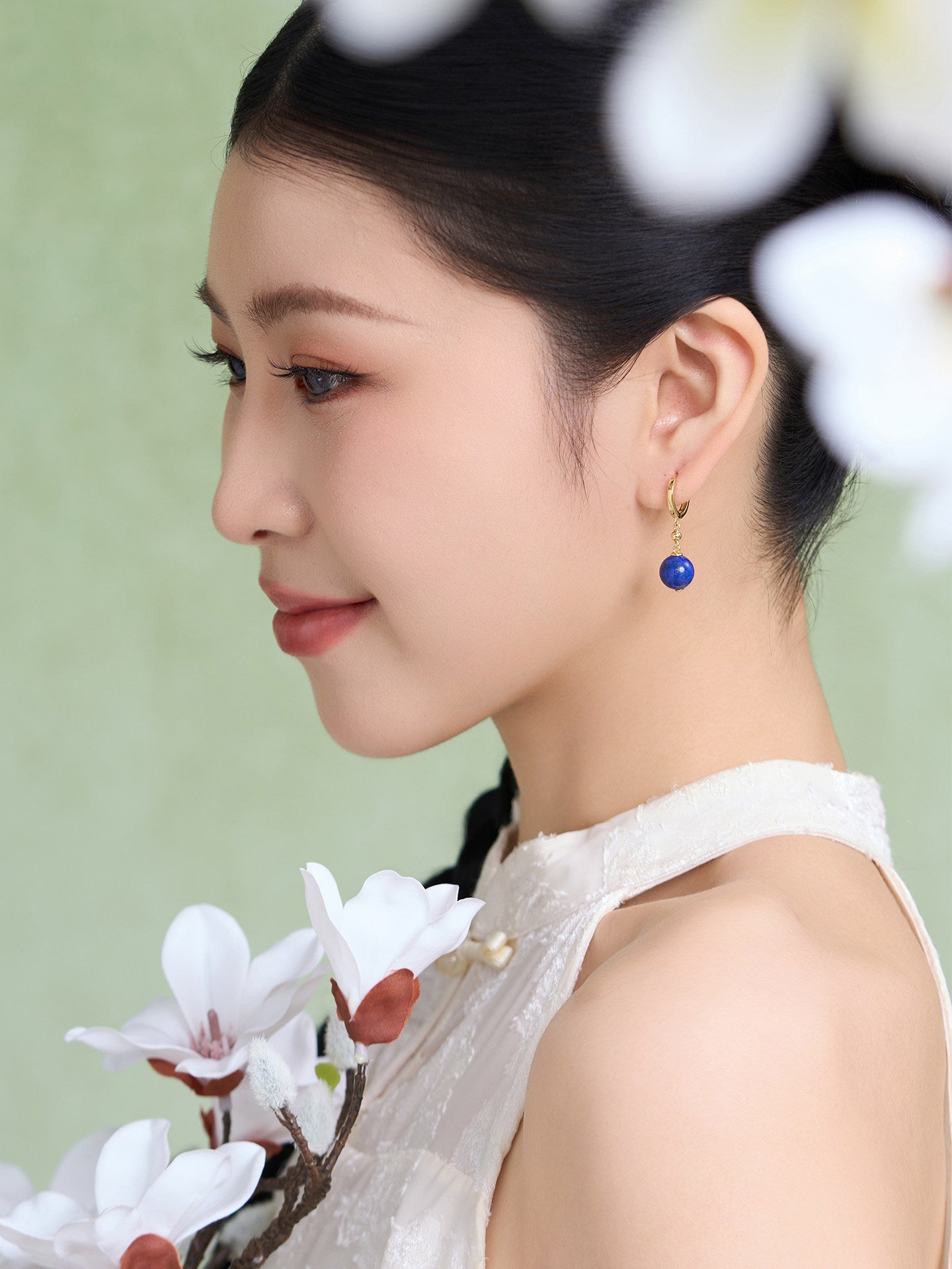 Azurine Lapis Lazuli Drop Earrings