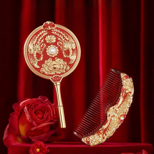 Phoenix Coronet Bridal Mirror Gift Set