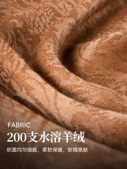 Phoenix Repose Jacquard Cashmere Wrap / Shawl