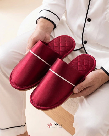 Quiet House Satin Men Indoor Slipper