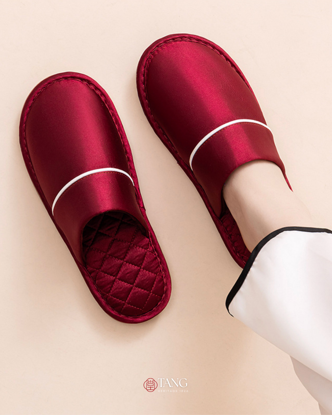 Quiet House Satin Men Indoor Slipper