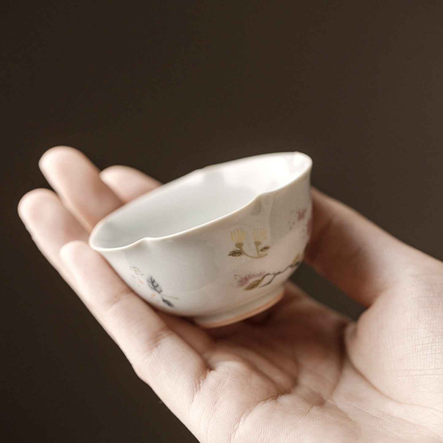 Gu Qing Small Floral Tea Cup