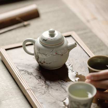 Gu Qing Plum Blossom Tea Pot