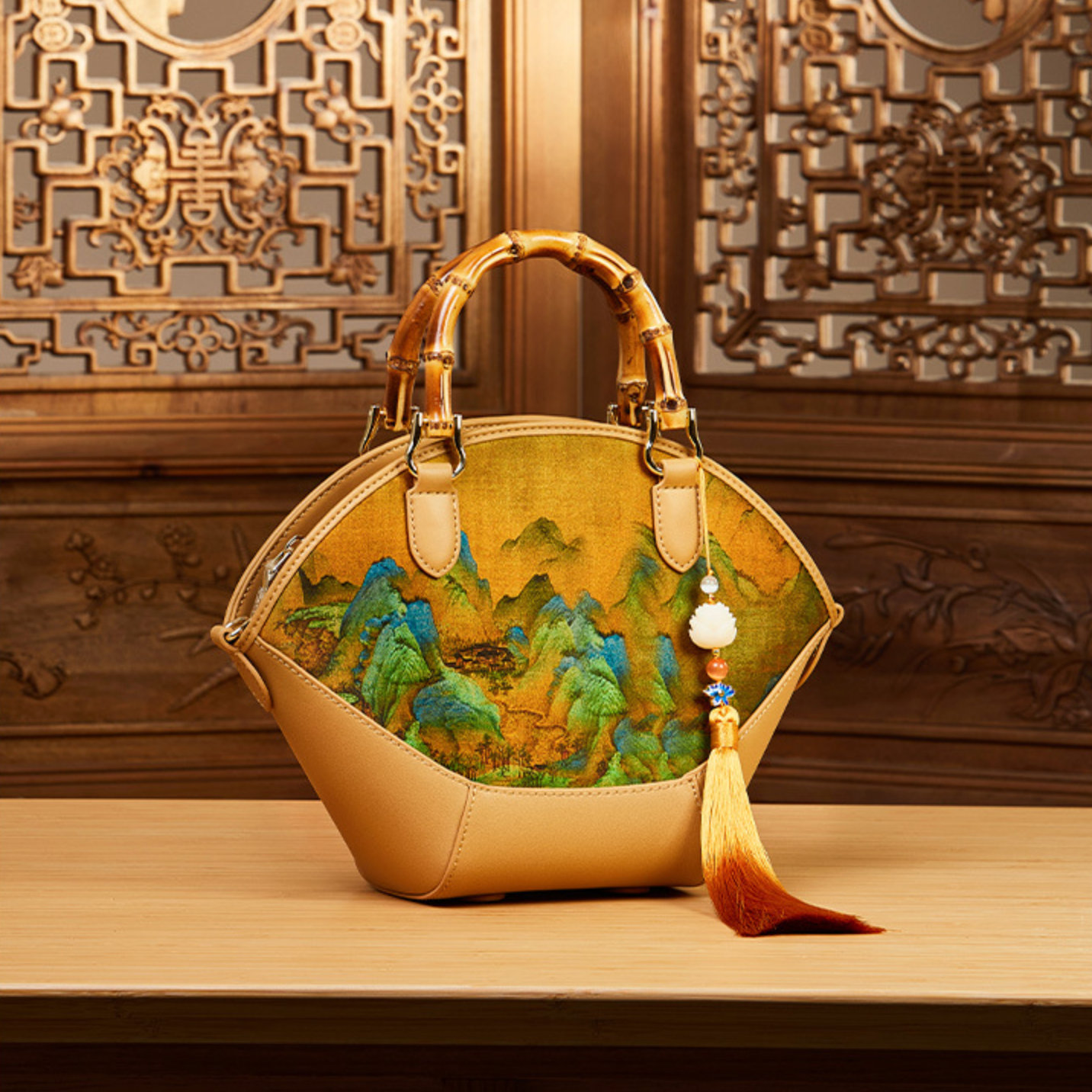 A Thousand Li - Artwork Silk™ Top Handle Satchel Bag