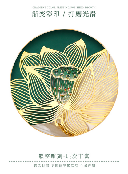 Four Seasons Bookmark Gift Set (Green Tassel)