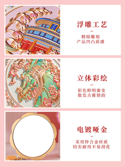Beijing Historical Landscapes Pocket Mirror Gift Set