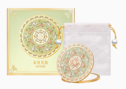 Imperial Floral Birds Mirror Gift Set