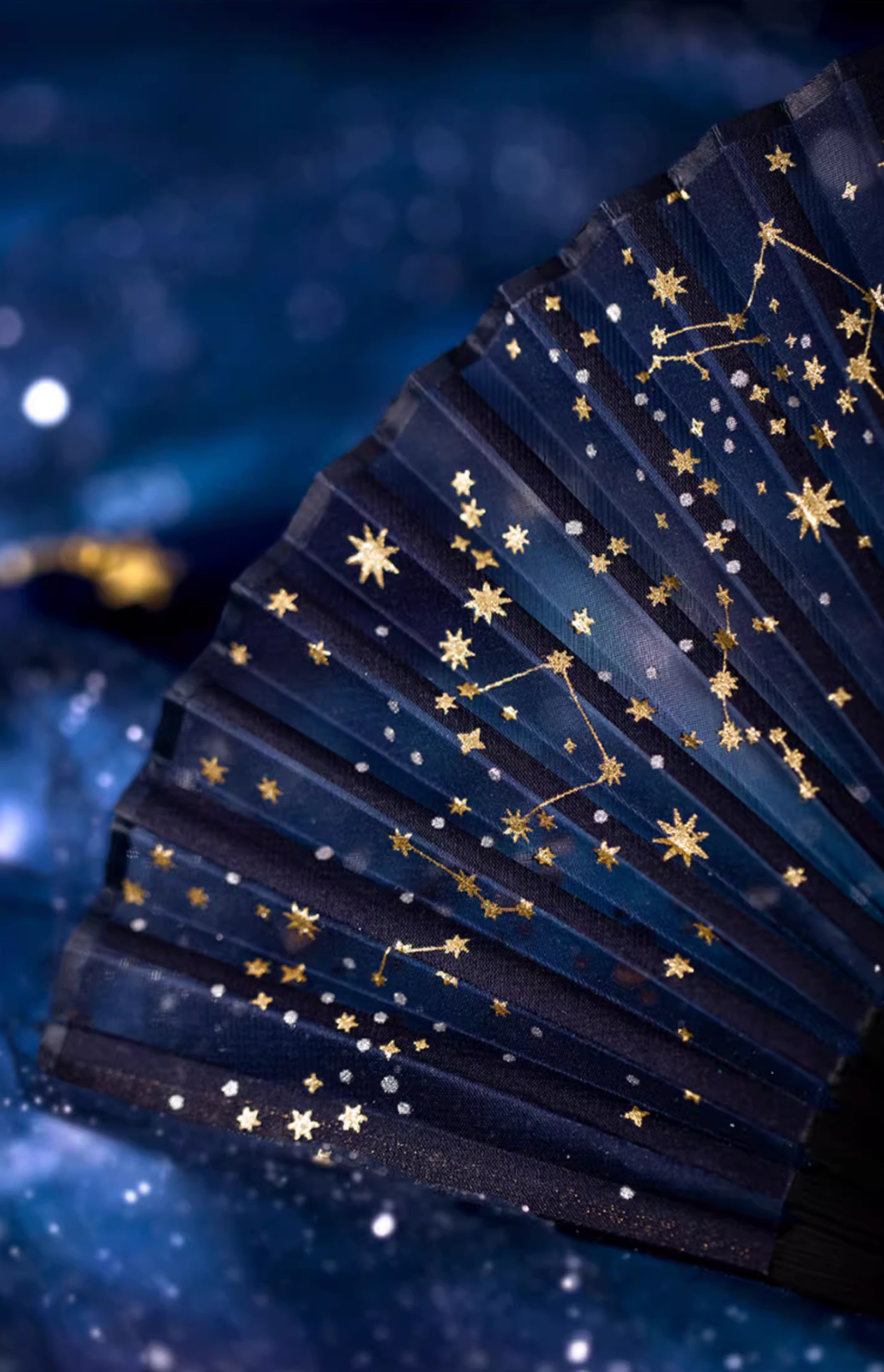Starry Sky Celestial Folding Fan Gift Set