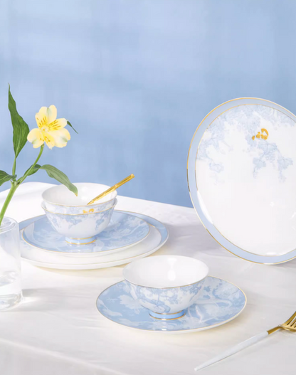 Qing Hua Pine and Grape Dinnerware Gift Set