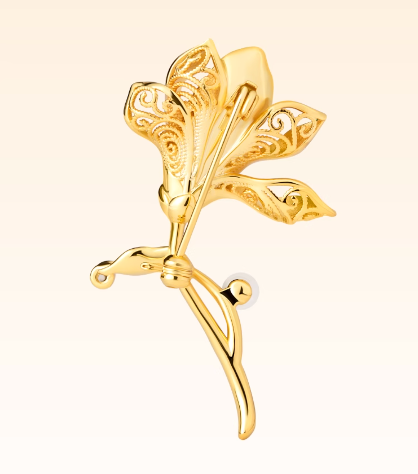 Yu Lan Magnolia Artwork Brooch Gift Set